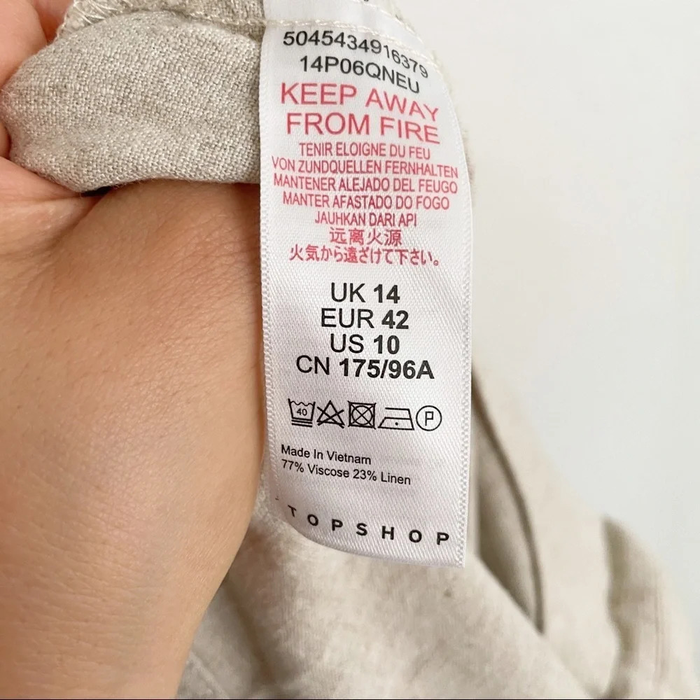 Topshop | linen romper - Picture 7 of 7